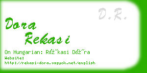 dora rekasi business card